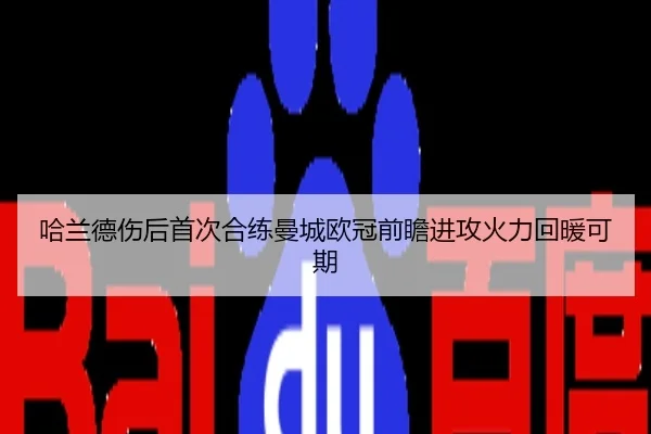 哈兰德伤后首次合练曼城欧冠前瞻进攻火力回暖可期